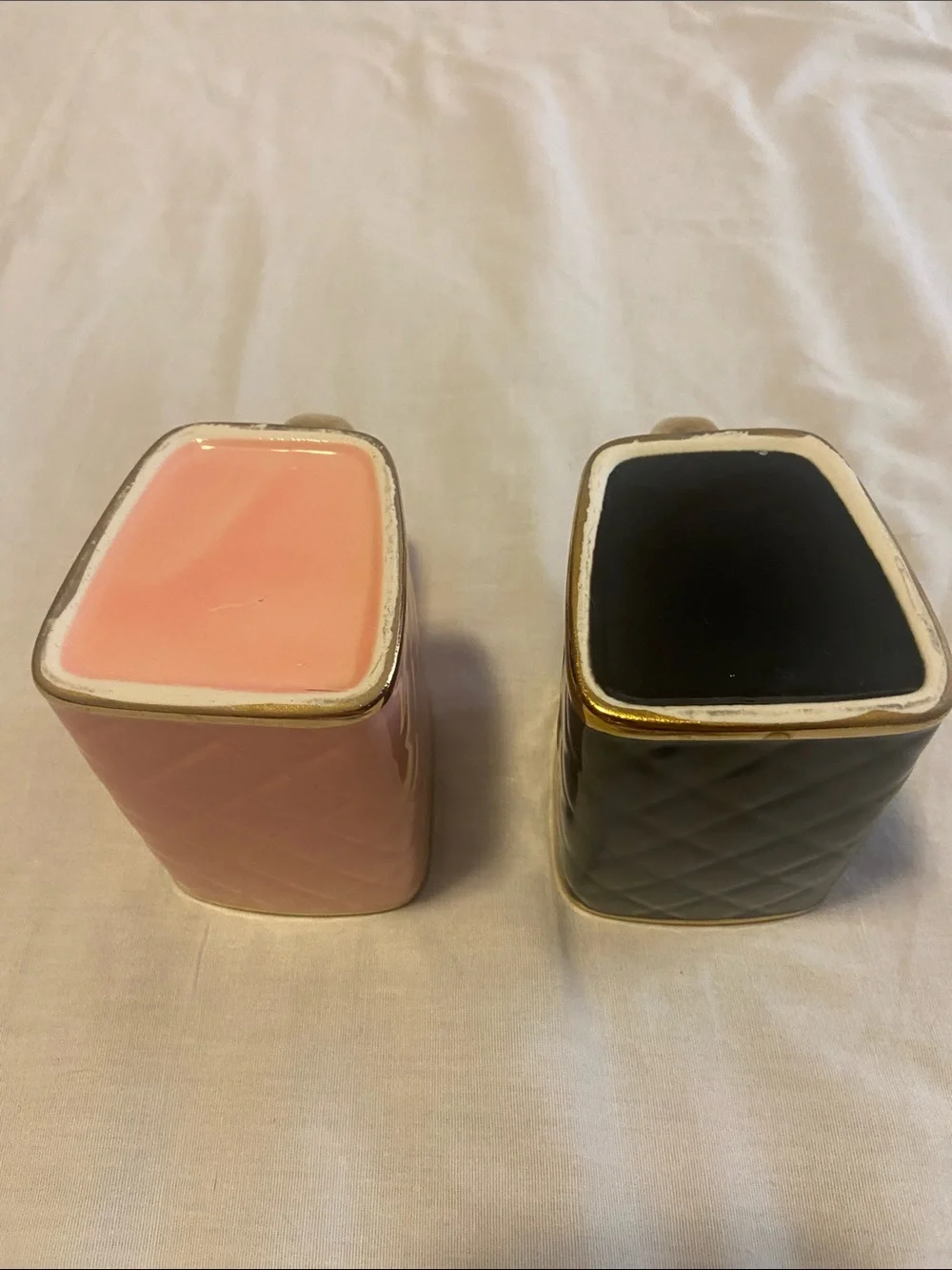 Cute Quilted Looking Handbag Cups